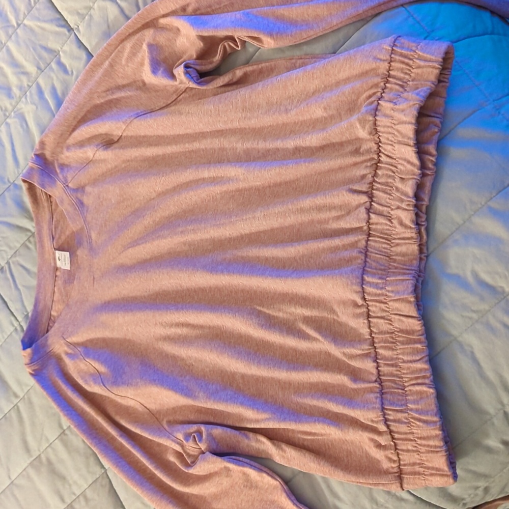 Velocity, large long sleeve with scrunchy waist